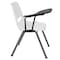 Flash Furniture White Tablet Arm Chair, PK5 5-RUT-EO1-WH-RTAB-GG - alternate 4